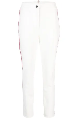 Moncler Side-stripe slim-cut trousers
