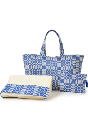 Cabana Lecce geometric-print beach set