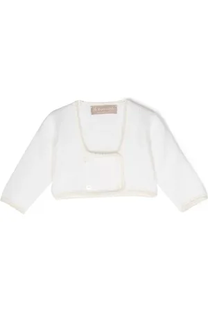 LA STUPENDERIA Double-breasted knitted cardigan