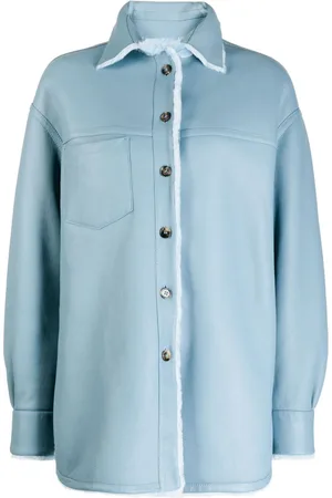Marni Logo-patch reversible leather jacket