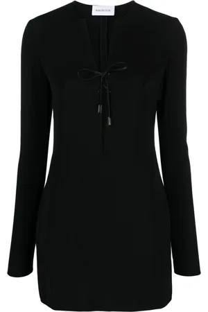 16Arlington Seeran lace-up minidress