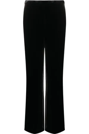 P.A.R.O.S.H. Straight-leg velvet trousers