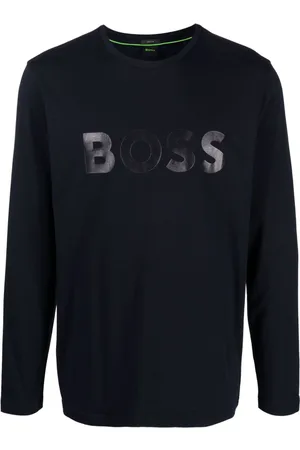 HUGO BOSS Logo-print long-sleeve T-shirt