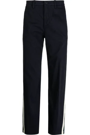 Lacoste Straight-leg striped chino trousers