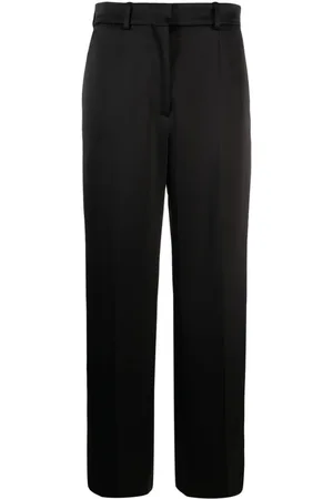Lanvin Satin-finish straight-leg trousers