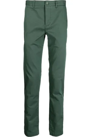 Lacoste Mid-rise slim-cut trousers
