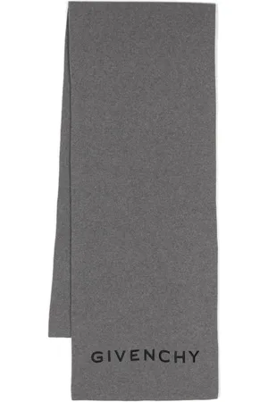 Givenchy Logo-embroidered knitted scarf