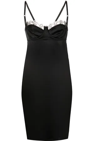 Kiki de Montparnasse Lace-inset fitted dress