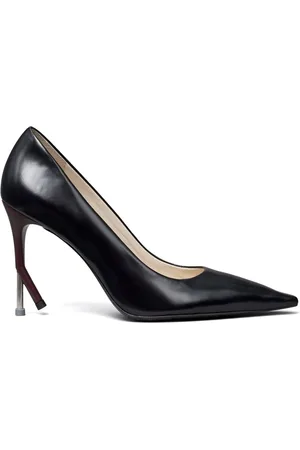 Tory Burch 100mm Broken Heel leather pumps