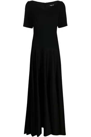 Paule Ka Sweetheart-neck short-sleeved dress