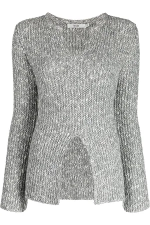 B+AB Front-slit mélange jumper