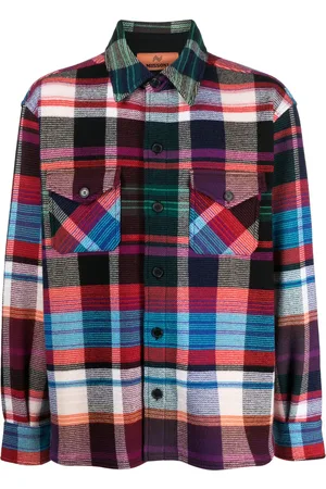 Missoni Check-print wool-blend shirt