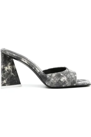 The Attico Mini Devon 85mm suede mules