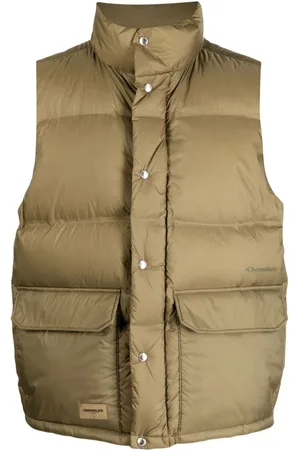 Chocoolate Padded zip-up gilet