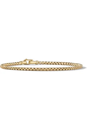 David Yurman 18kt yellow Box Chain bracelet (2.7mm)