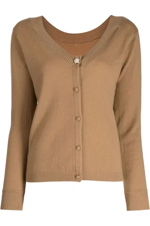 Paule Ka Round-neck cashmere cardigan