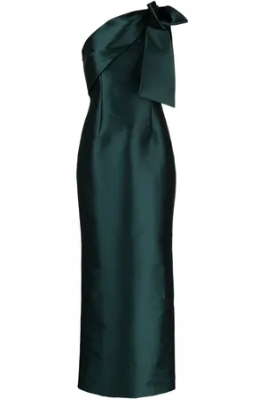 Sachin & Babi Bonnie satin-finish gown