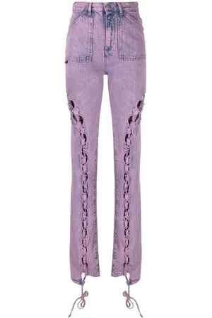 SSENSE Exclusive Purple Jeans by AVAVAV on Sale