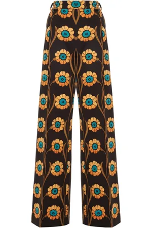 La DoubleJ La Comasca floral-print trousers