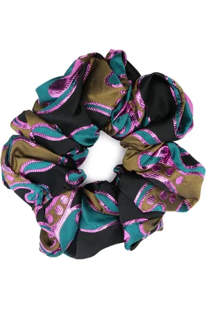 La DoubleJ Giga abstract-pattern scrunchie