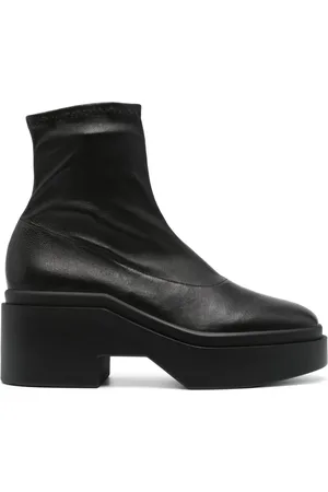 Robert Clergerie Round-toe 85mm leather boots