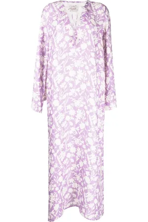 Bambah Arielle floral-print kaftan