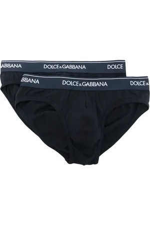 Dolce & Gabbana Logo-waistband slip-on briefs (pack of two)