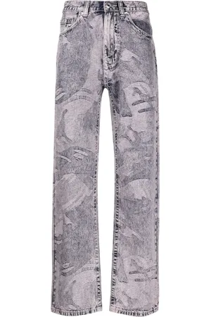 A Bathing Ape Mid-rise straight-leg jeans