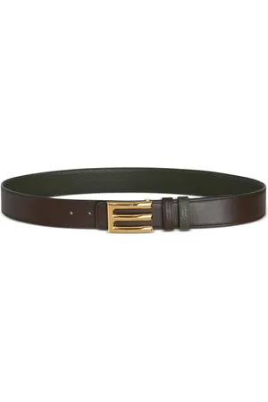 Etro Logo-buckle leather belt