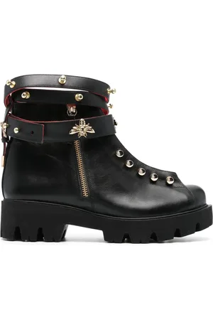 HARDOT 45mm stud-embellished leather boots