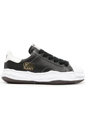 Maison Mihara Yasuhiro Peterson logo-patch leather sneakers