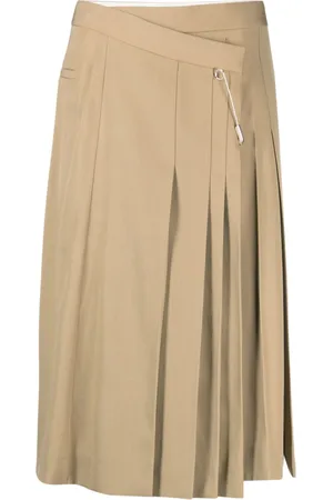 Tory Burch Deconstructed wool skirt
