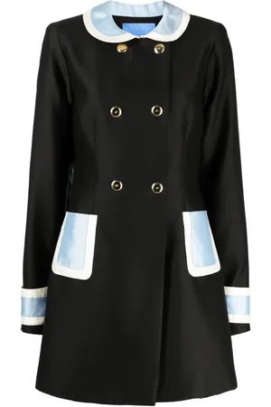 Macgraw Broadcast colour-block double-breasted coat