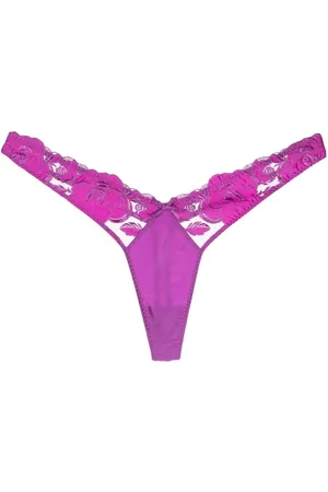 Thongs & V-String Panties - Purple - women - Shop your favorite brands