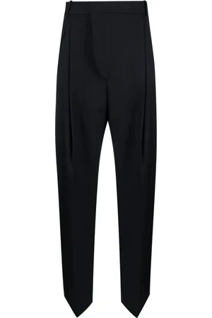 Victoria Beckham Pleat-detailing wide-leg trousers