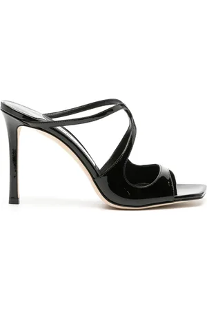 Jimmy Choo Anise 95mm cut-out patent mules