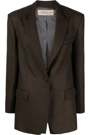 BLANCA Gasteria wool blend single-breasted blazer