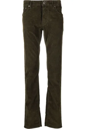 Jacob Cohen Bard velvet tapered trousers
