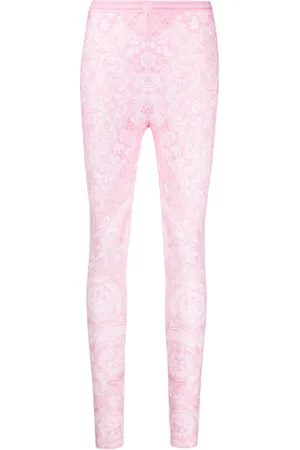 VERSACE Barocco-print jersey leggings