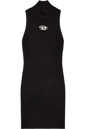 Diesel M-Onervax mock-neck dress