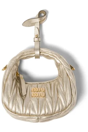 Miu Miu Mini Wander matelassé shoulder bag