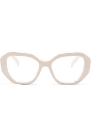 Prada Logo-print cat-eye glasses