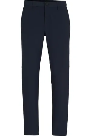 HUGO BOSS Logo-print tapered trousers