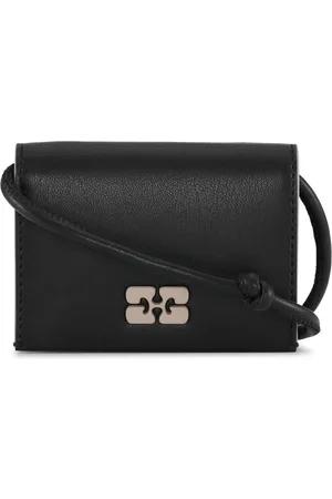 Ganni Bou logo-plaque wallet