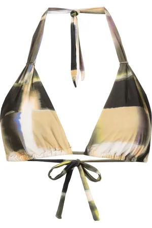 Lenny Niemeyer Abstract-print triangle bikini top