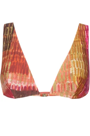 Lenny Niemeyer Abstract-print triangle bikini top