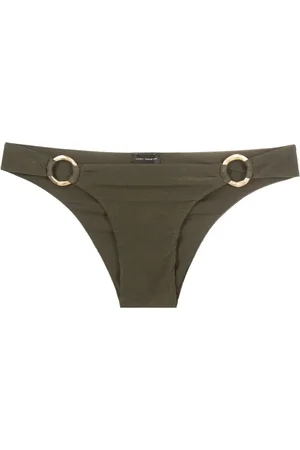 Lenny Niemeyer Ring-detail shimmery bikini bottoms