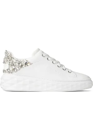 Jimmy Choo Diamond Maxi crystal-embellished sneakers