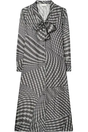 Tory Burch Graphic-print silk midi shirtdress