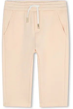 Chloé Logo-embroidered organic cotton leggings